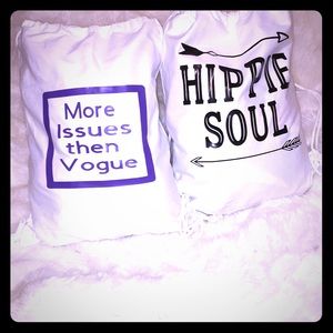 More issues than vogue draw string bag